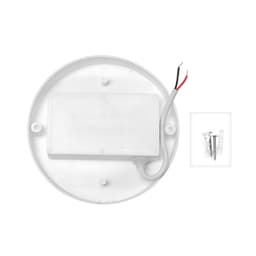 Светильник светодиодный герметичный, 15 Вт, 1300 лм, IP65, 6500К, 220 В, круг, белый