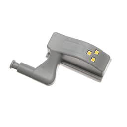 Светильник на мебельную петлю, 3 LED, 0.25 Вт, 6500 К, с батарейкой, свечение холодное белое