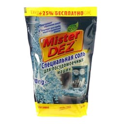 Специальная соль для посудомоечных машин «Mister DEZ», Eco-Cleaning, 800 г