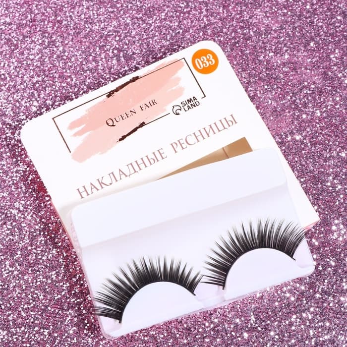 Ресницы накладные «Взгляд», 11 мм, без клея, эффект МИКС