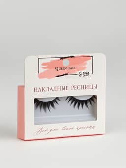 Ресницы накладные «Объём», 13 мм, без клея, чёрные