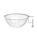 Дисплей полукруглый для мелкого товара BOWL- нижняя секция, 27×27×10.5 см