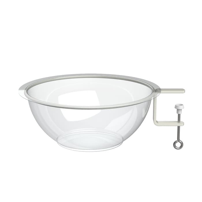 Дисплей полукруглый для мелкого товара BOWL- нижняя секция, 27×27×10.5 см