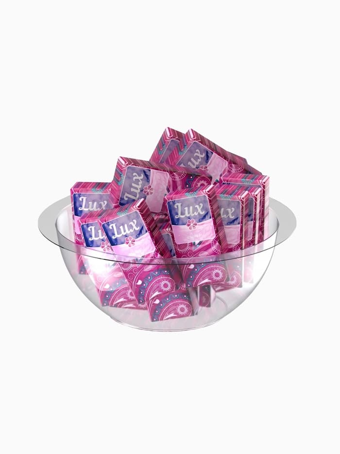 Дисплей полукруглый для мелкого товара BOWL- нижняя секция, 27×27×10.5 см