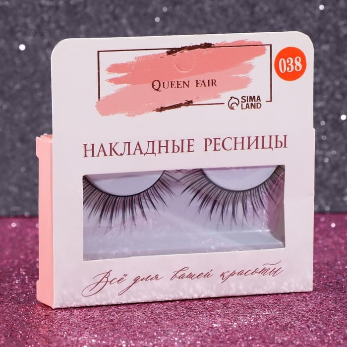 Ресницы накладные «Натурель», 12 мм, без клея, чёрные