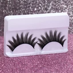 Ресницы накладные «Куколка», 14 мм, без клея, чёрные