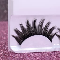 Ресницы накладные «Куколка», 14 мм, без клея, чёрные