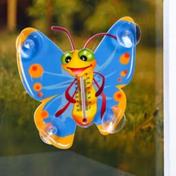 Оконный термометр «Бабочка», пластиковый, «Добропаровъ»