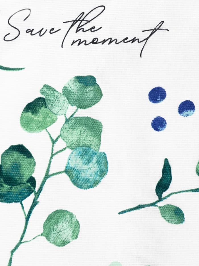 Фартук кухонный «Доляна. Эвкалипт», 60×65 см, 100% хлопок, 164 г/м², белый