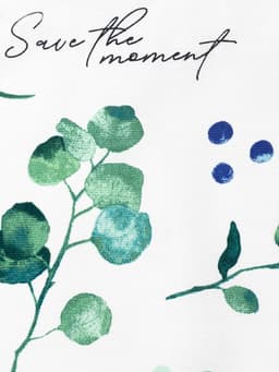 Фартук кухонный «Доляна. Эвкалипт», 60×65 см, 100% хлопок, 164 г/м², белый