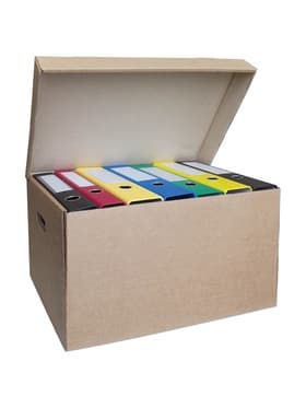 Коробка для хранения, офисная, крафт, 480×325×295 мм