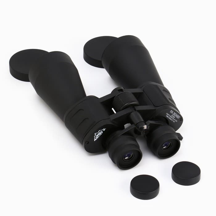 Бинокль «Командир» Мастер К, 10-30×60, регулируемый зум, с чехлом, чёрный, линзы рубин