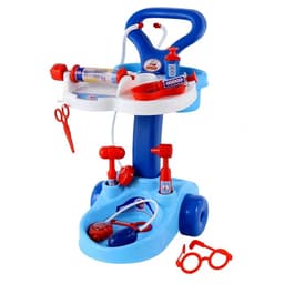 Игровой набор «Доктор», тележка на колёсиках, 12 предметов