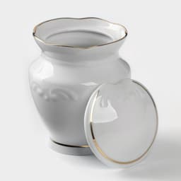 Сервиз столовый Добрушский завод «Бельё», 48 предметов, фарфор, белый