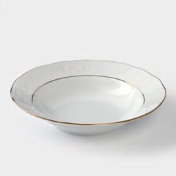 Сервиз столовый Добрушский завод «Бельё», 48 предметов, фарфор, белый