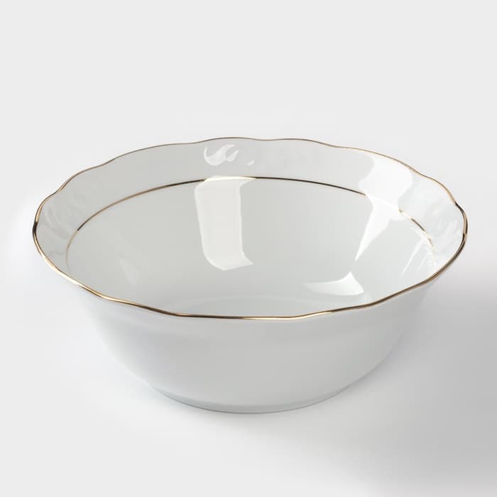 Сервиз столовый Добрушский завод «Бельё», 48 предметов, фарфор, белый