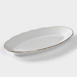 Сервиз столовый Добрушский завод «Бельё», 48 предметов, фарфор, белый