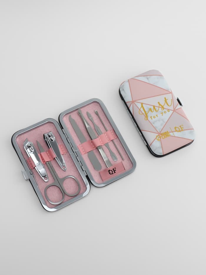 Набор маникюрный Just for you, 7 предметов, в футляре