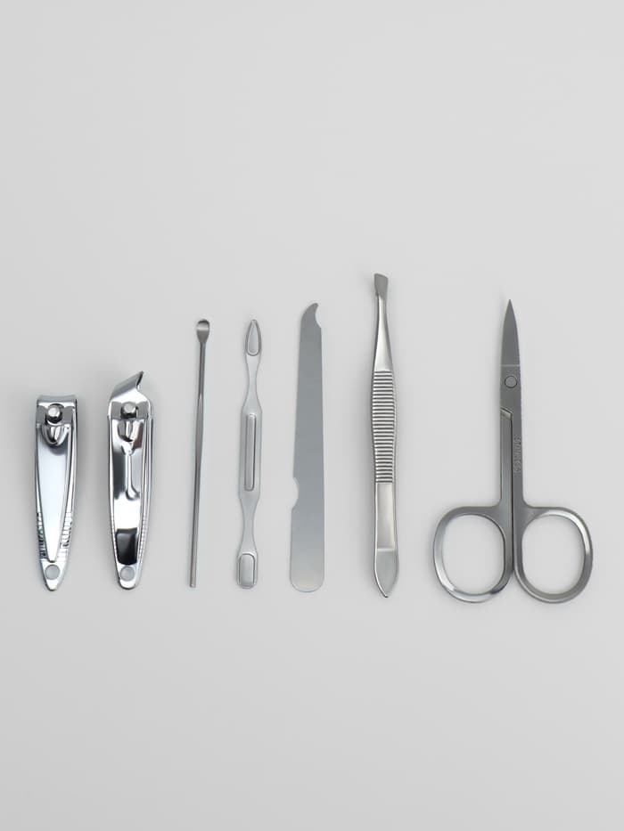 Набор маникюрный Just for you, 7 предметов, в футляре