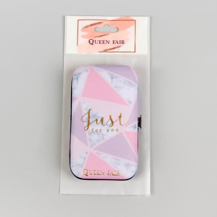 Набор маникюрный Just for you, 7 предметов, в футляре