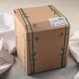 Набор для специй «Эко», 100 мл, 4×14 см, с бамбуковыми крышками, на подставке, 5 шт., стекло