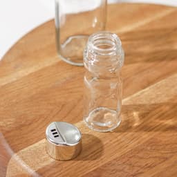 Набор для специй на подставке «Эксклюзив», 5 предметов: солонка, перечница, 2 соусника, сахарница с ложкой, на подставке, стекло