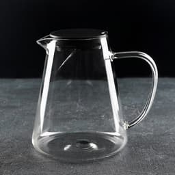 Кувшин для воды «Коктейльный», 1.3 л, 13.5×16.5 см, стекло, прозрачный