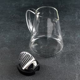 Кувшин для воды «Коктейльный», 1.3 л, 13.5×16.5 см, стекло, прозрачный