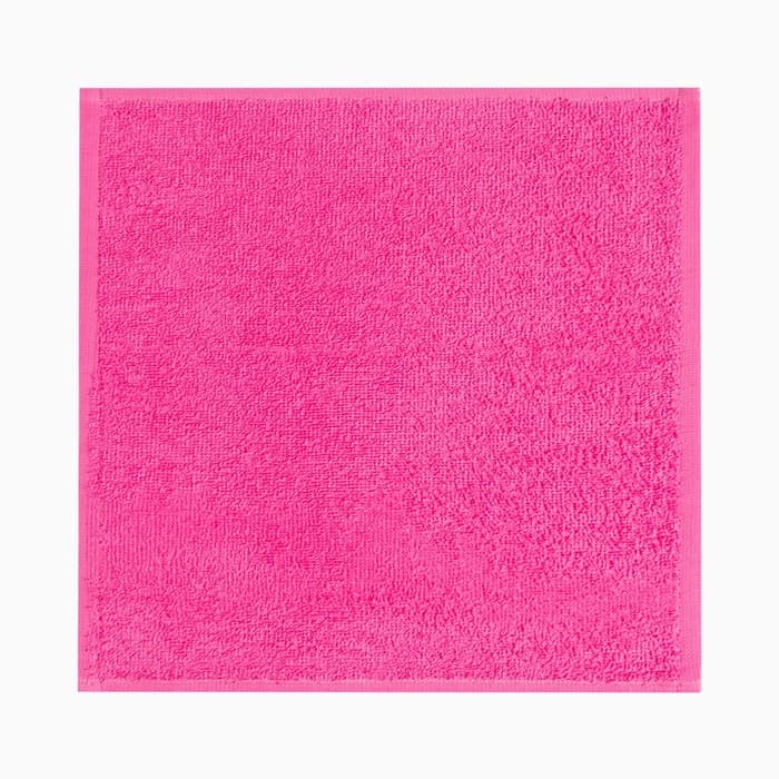 Махровые полотенца «Этель» Love you so mush, 30×30 см - 3 шт., хлопок 100%, розовые