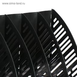 Лоток для бумаг А4, вертикальный, 5 отделений, чёрный