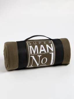 Плед флисовый «Этель. Super man», 130×150 см, флис 160 г/м²