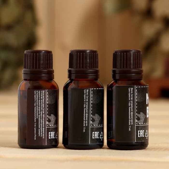 Набор «Настоящий мужик» 3 масла 15 мл