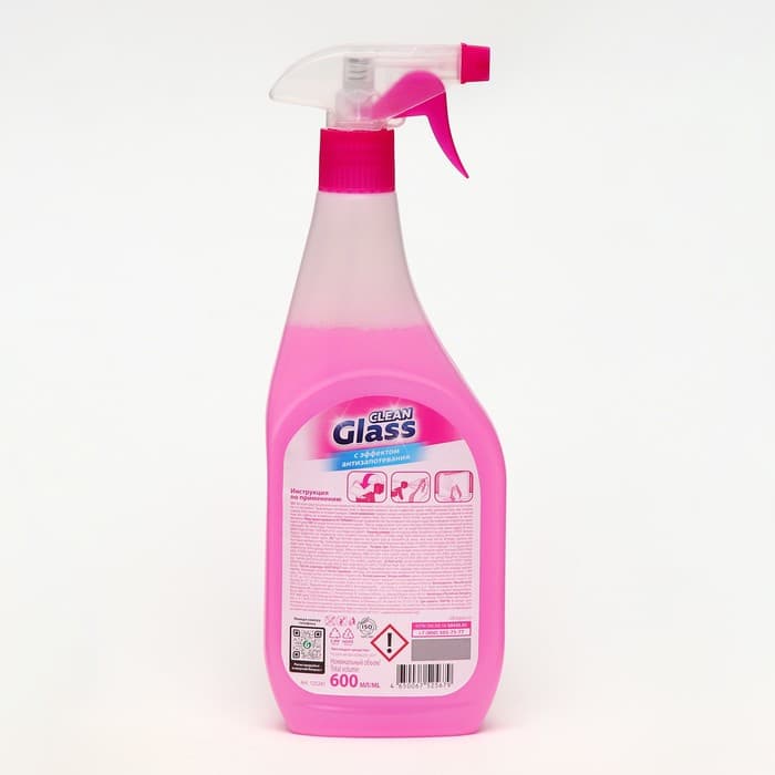 Средство для мытья стёкол и зеркал Clean Glass «Лесные ягоды», 600 мл