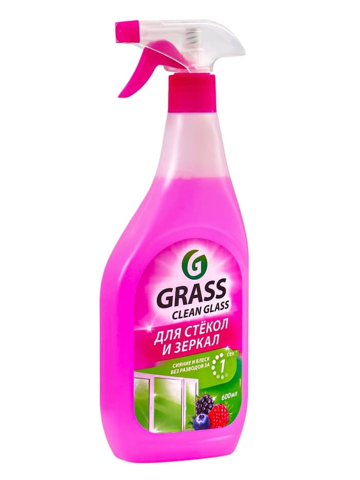 Средство для мытья стёкол и зеркал Clean Glass «Лесные ягоды», 600 мл