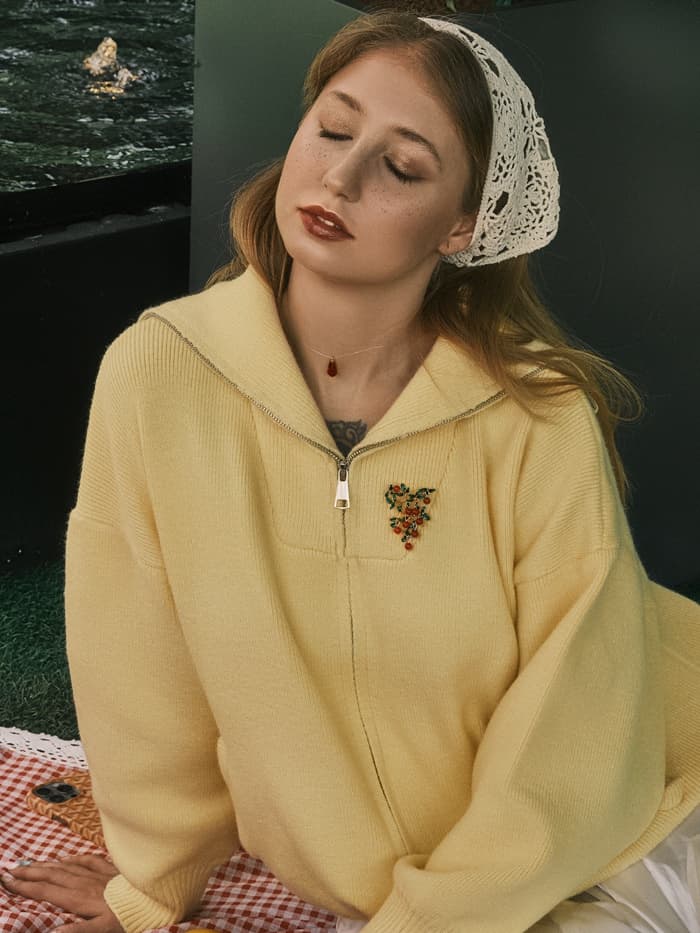 Брошь «Ветвь коралловая», красно-зелёная в золоте