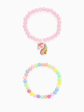 Набор детских браслетов «Выбражулька. Единорог», 2 шт. d=5 см, разноцветные