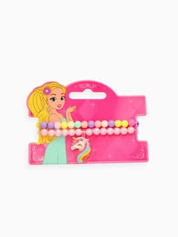 Набор детских браслетов «Выбражулька. Единорог», 2 шт. d=5 см, разноцветные