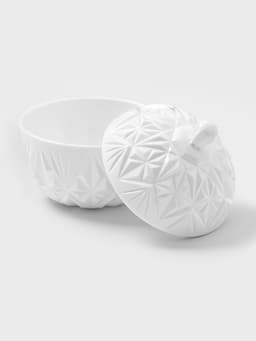 Сахарница с крышкой Альтернатива «Шарм», 350 мл, пластик, белая