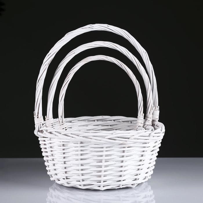 Набор корзин плетёных, 3 шт., Sofia, ива