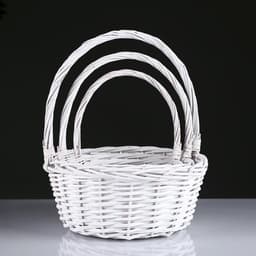 Набор корзин плетёных, 3 шт., Sofia, ива