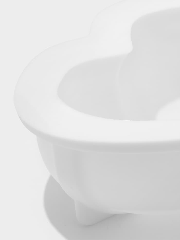 Форма для муссовых десертов и выпечки Доляна «Влюблённые сердца», силикон, 27×17 см, белая