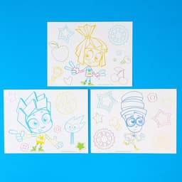 Планшет для рисования 3D «Фиксики», неоновые маркеры, световые эффекты, с карточками