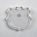 Заготовка магнита в форме герба, набор из 2 деталей, вставка 3.7×3.5 см