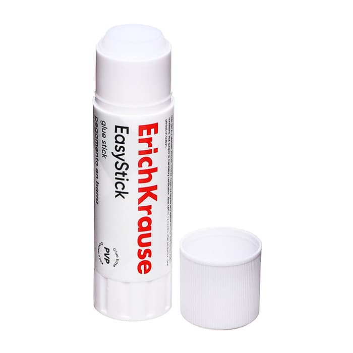 Клей-карандаш, ErichKrause EasyStick, PVP, быстрое склеивание, 19 г