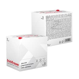 Клей-карандаш, ErichKrause EasyStick, PVP, быстрое склеивание, 30 г