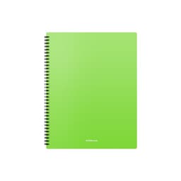 Папка с 20 вкладышами на спирали, А4, 600 мкм, ErichKrause Matt Neon, текстура «песок», МИКС