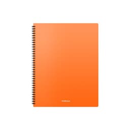 Папка с 20 вкладышами на спирали, А4, 600 мкм, ErichKrause Matt Neon, текстура «песок», МИКС