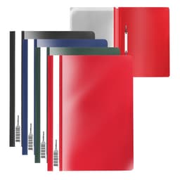 Папка-скоросшиватель А4, 140 мкм, ErichKrause Fizzy Classic, пластиковая, микс