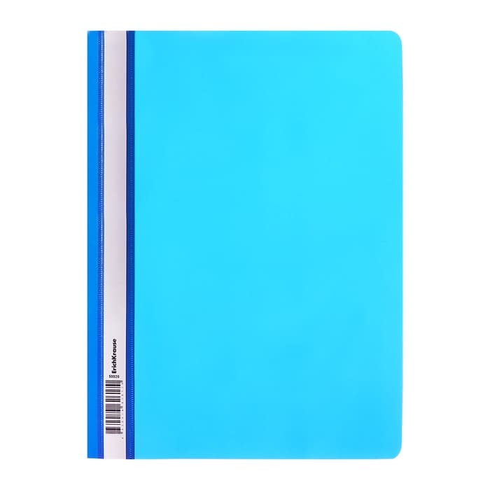Папка-скоросшиватель А4, 140 мкм, ErichKrause Fizzy Classic, пластиковая, микс