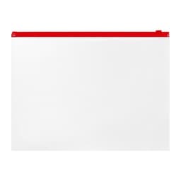 Папка-конверт на ZIP-молнии А4, 120 мкм, ErichKrause Fizzy Clear, c цветной молнией, до 100 листов, микс